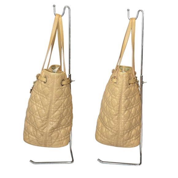 ❗️LAST CHANCE❗️Christian Dior Authentic Panarea Cannage Convertible Quilted Tote - Picture 2 of 16